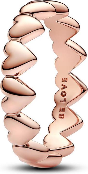 Immagine prodotto Pandora Anello con fila di cuori (60)