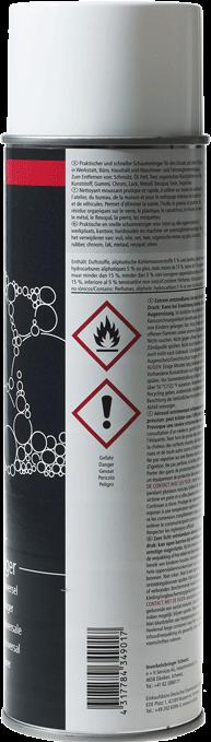 Actual product image E-coll Cleaner for assembly foam (500 ml)