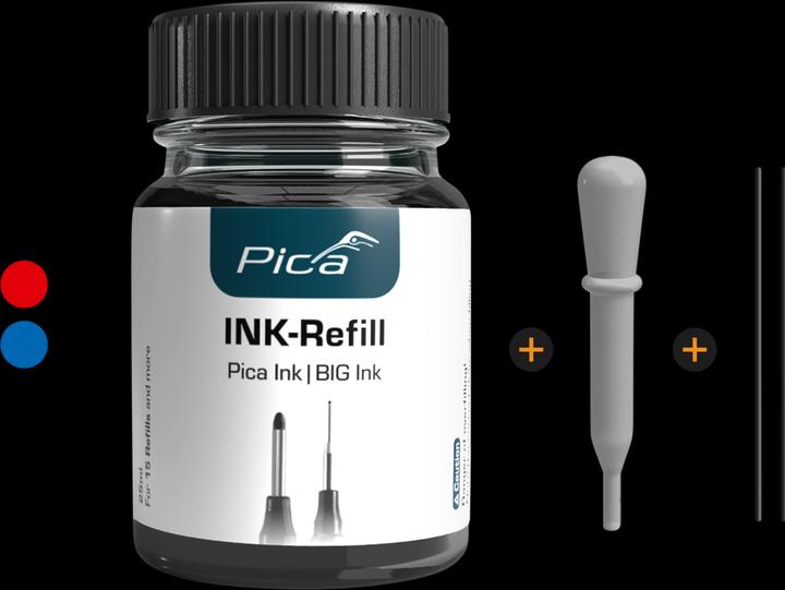 Immagine prodotto Pica INK/BIG INK set di inchiostro di ricarica rosso (Rosso)