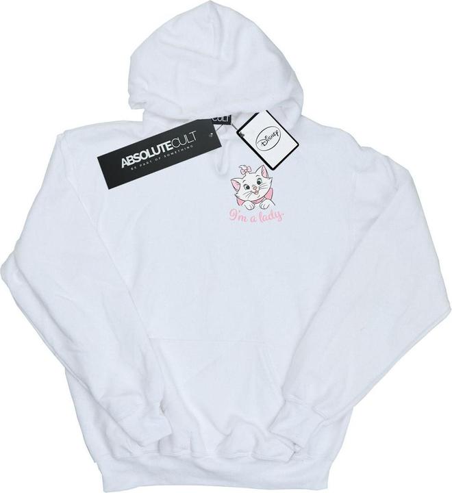 Disney Aristocats Marie I'm A Lady Breast Print Kapuzenpullover (S)