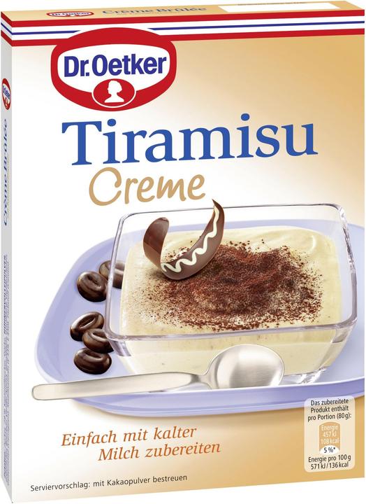 Produktbild Dr. Oetker Tiramisu Creme (70 g)