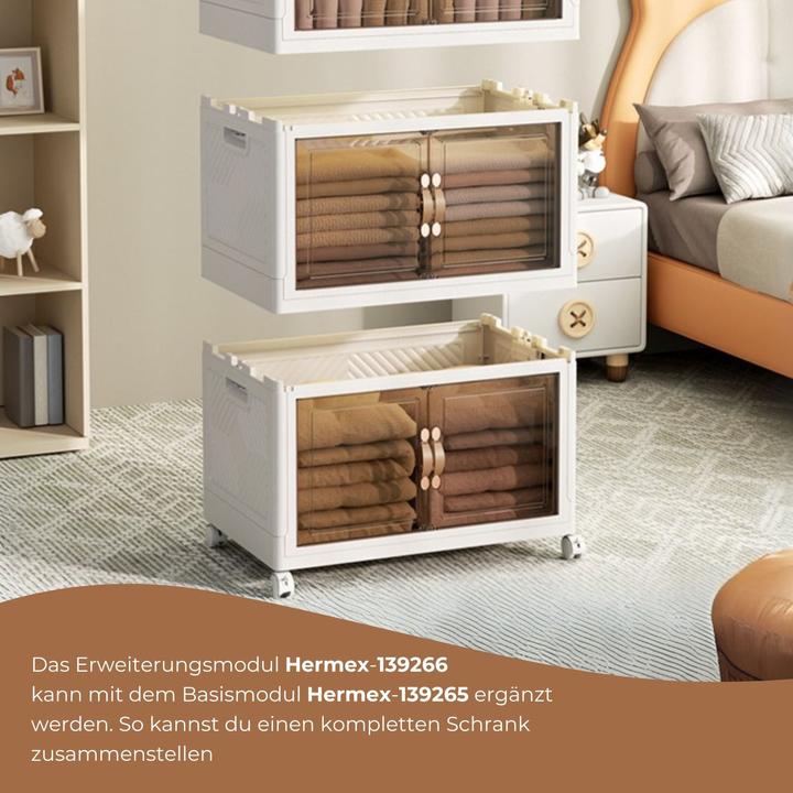 Image du produit Hermex Aufbewahrungsbox Haushaltsschrank Vorratsschrank Aufbewahrungsschrank Lagerregal Erweiterung