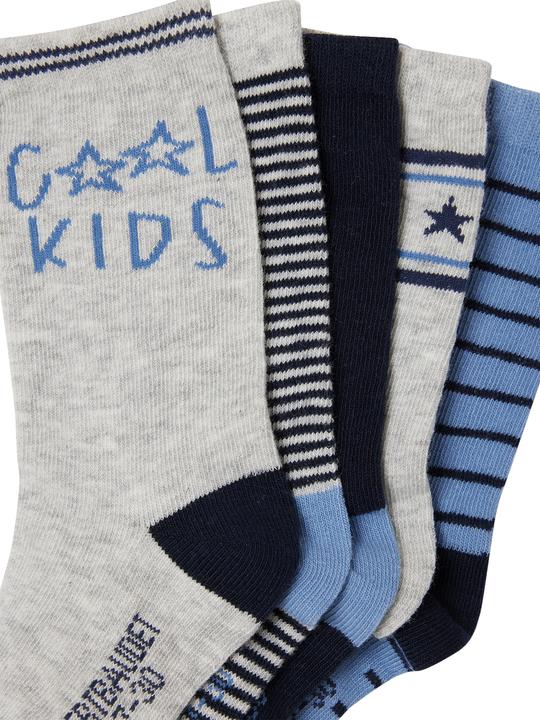 Immagine prodotto Vertbaudet 5er-Pack Jungen Socken COOL KIDS (Confezione da 5 pezzi, 35, 38)