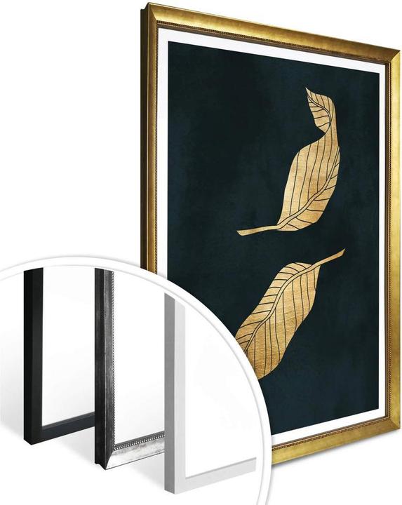 Produktbild Trenddeko Goldene Blätter (60 x 80 cm)