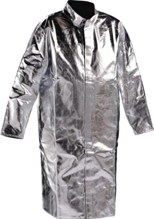 Actual product image Jutec Heat Protection Coat with Stand-up Collar Size 52 silver (52)