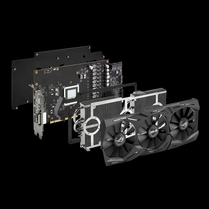 Actual product image ASUS Radeon ROG STRIX RX VEGA 64 O8G GAMING (8 GB)
