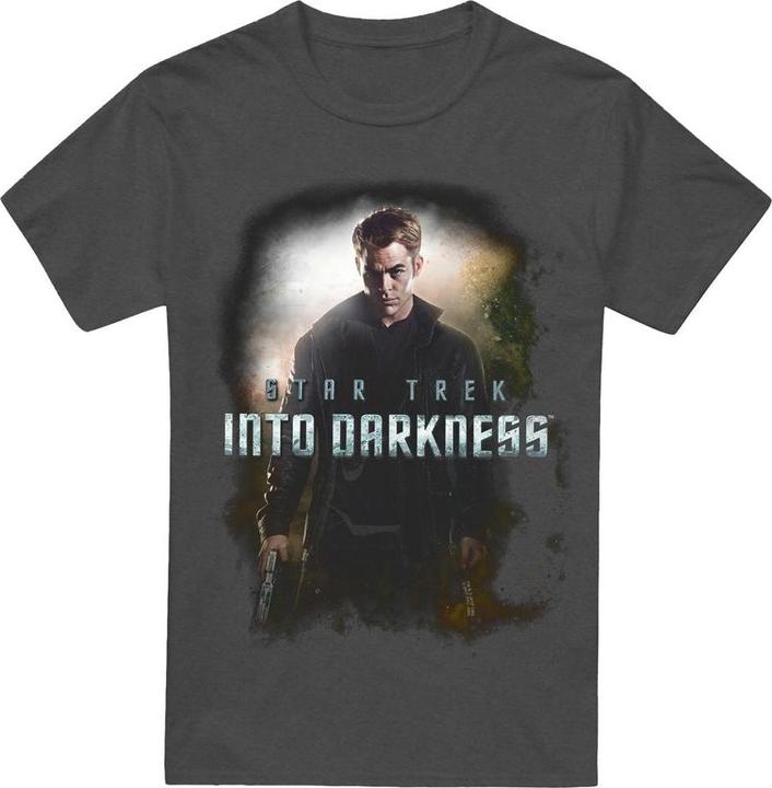 Actual product image Star Trek: Into Darkness Unisex Adult Darkness Captain Kirk T-Shirt (XL)