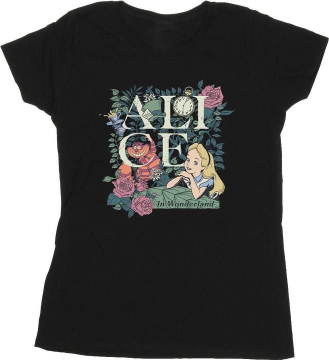 Immagine prodotto Disney Alice In Wonderland Leafy Garden Maglietta Donna (XL)