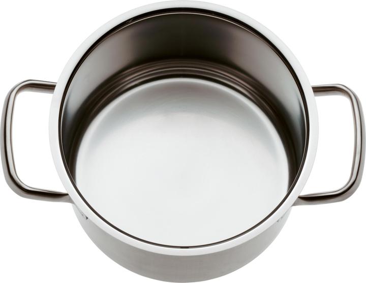 Produktbild WMF Fleischtopf GOURMET PLUS Platin (16 cm, Bräter + Schmortopf, Kochtopf, Edelstahl)
