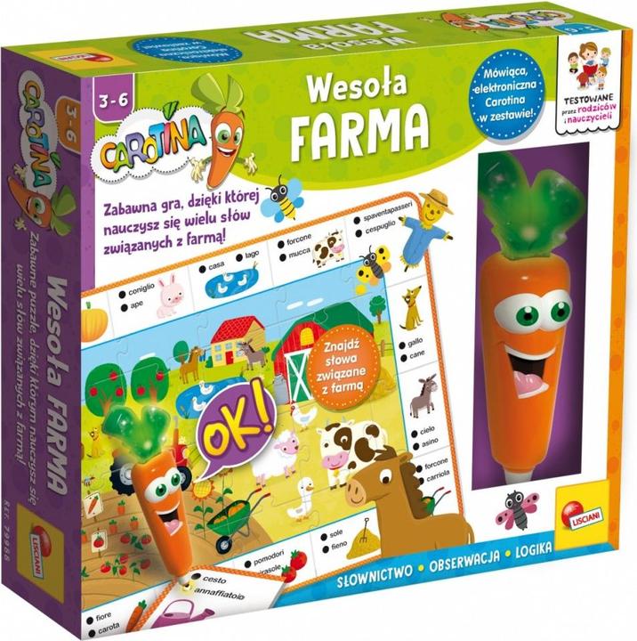 Immagine prodotto Lisciani Carotina Wesoła Farma mówiąca gra edukacyjna 79988