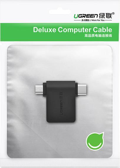 Immagine prodotto Ugreen Adattatore micro USB + USB-C a USB-A 3.0 (USB tipo C, USB-A)