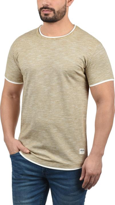 Immagine prodotto Solid Rigos T-Shirt A Maniche Corte Maglietta Da Uomo Con Girocollo In Cotone 100% (XL)