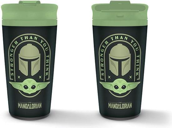 Actual product image Pyramid Star Wars The Mandalorian Travel Mug Stronger Than You Think (450 ml)