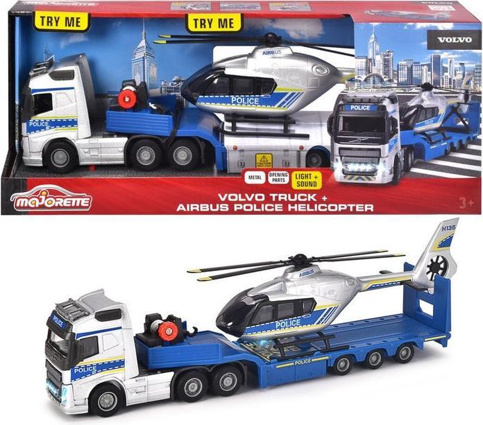 Produktbild Majorette Grand Volvo Polizeiset 35 cm