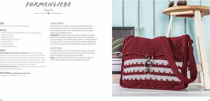 Produktbild Woolly Hugs Taschen & Wohn-Deko stricken aus ROPE-Garn (Deutsch, Veronika Hug, 2020)