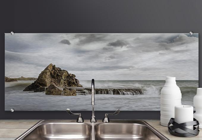 Immagine prodotto Trenddeko Roccia nel surf - Panorama (30 x 80 cm)