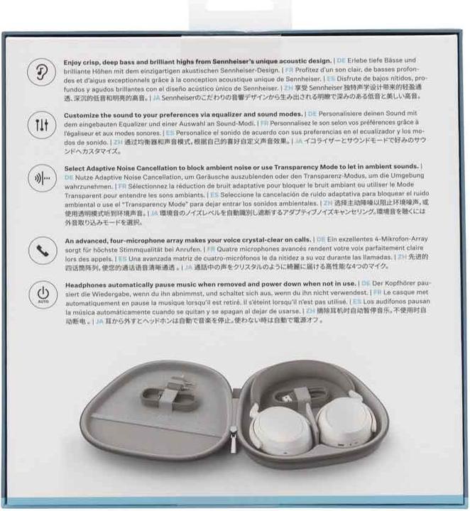 Immagine prodotto Sennheiser Momentum 4 Wireless (ANC, 60 h, Senza fili, Cablato)