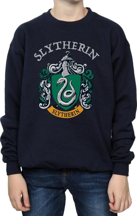 Actual product image Boys Slytherin Crest Sweatshirt (116)