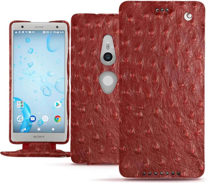 Actual product image Noreve Leather cover vertical (Sony Xperia XZ2)