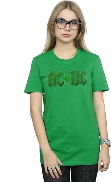 Immagine prodotto AC/DC Shamrock Logo Maglietta Ampia Donna (XL)