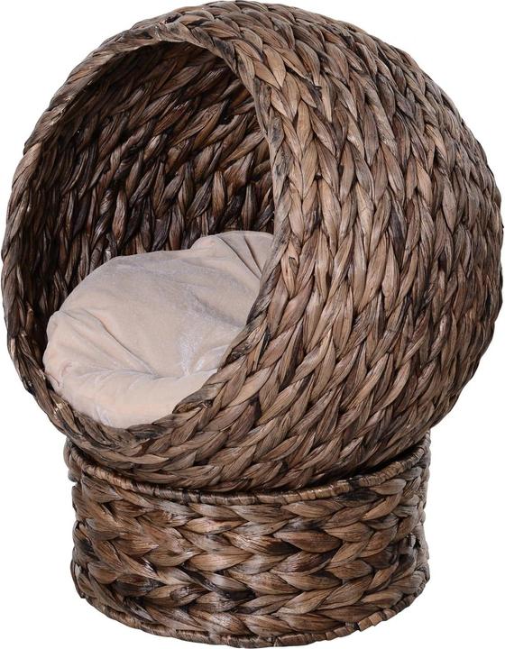 Immagine prodotto PawHut Casa per gatti in rattan intrecciato (Gatto)