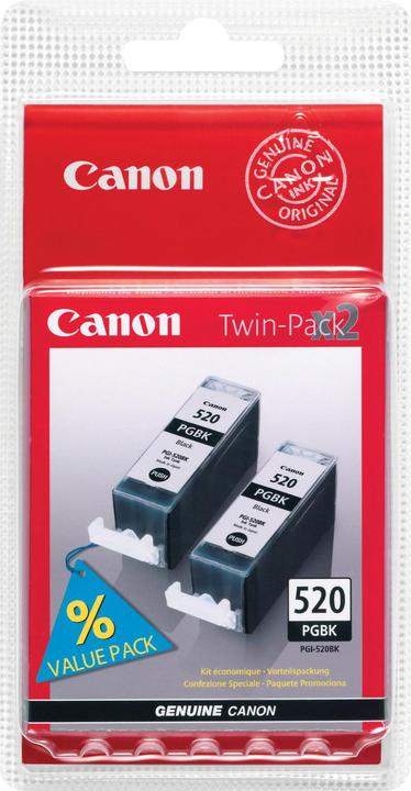 Actual product image Canon PGI-520BK 2er Pack (FC)