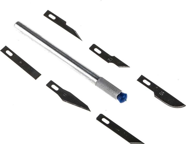 Produktbild Rs Pro Bastelmesser Set mit 6 Klingen (Ersatzklinge)