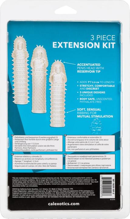 Actual product image CalExotics 3 Piece Extension Kit
