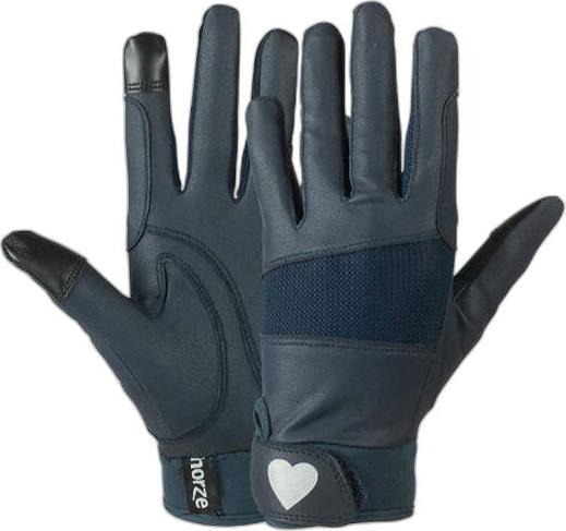 Horze Handschuhe mit glitzerndem Herzaufdruck Kind (5)