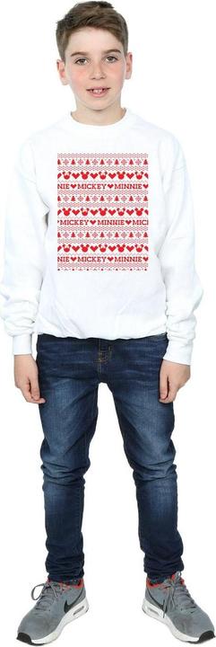 Immagine prodotto Disney Mickey And Minnie Christmas Fair Isle Felpa Ragazzi (152, 158)