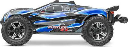 Immagine prodotto Traxxas S.TRUCK RUSTLER VXL 1:10 4WD EP RTR BLUE TQi 2.4GHz BRUSHLESS OHNE LadegerÃ¤t und OHNE Akku (RTR pronto all'uso)