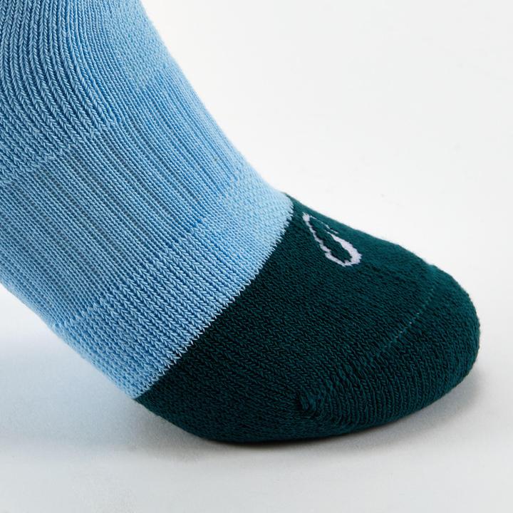 Image du produit Decathlon Chaussettes De Sport Enfant Hautes Rs 500 Blanc Bleu Lot De 3 (31, 34)