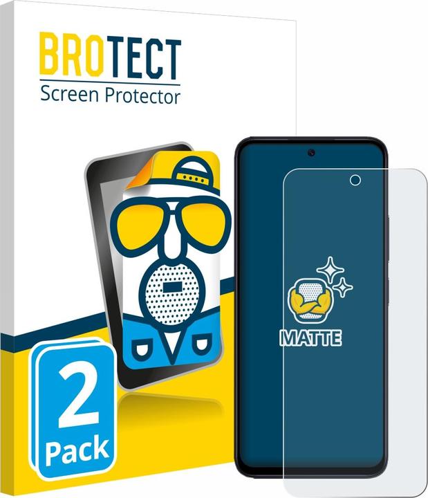 Produktbild BROTECT Entspiegelungs-Schutzfolie Displayschutz Matt (2 Stück, Xiaomi Redmi 12)