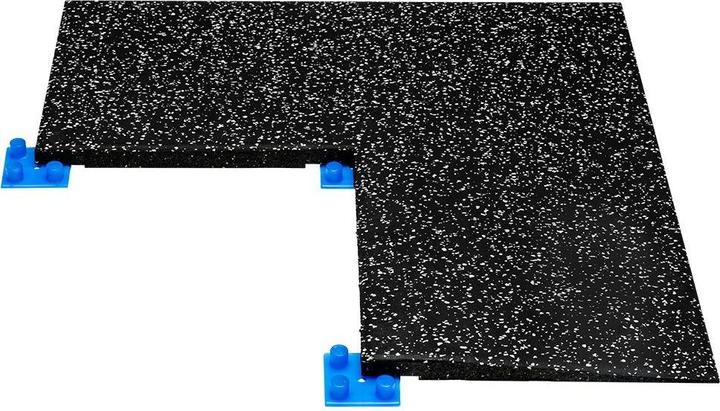Actual product image Stockz Corner border for rubber flooring "Connect Tiles Corner" 50x50cm (2 cm)