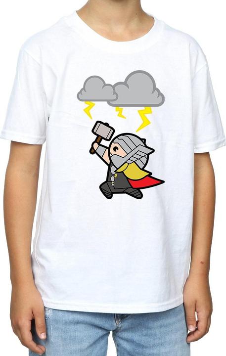 Actual product image Boys Kawaii Thor God Of Thunder T-Shirt (152, 158)