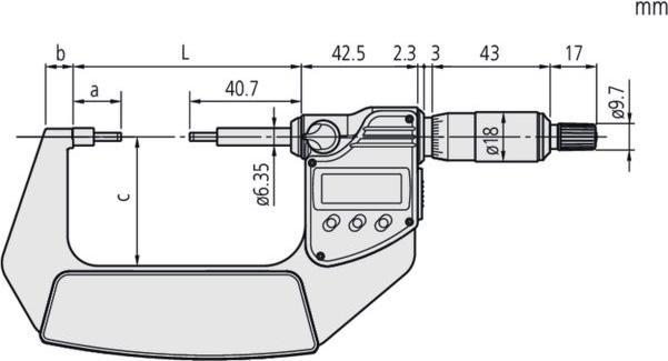 Produktbild Mitutoyo Mikrometer (2.50 cm)