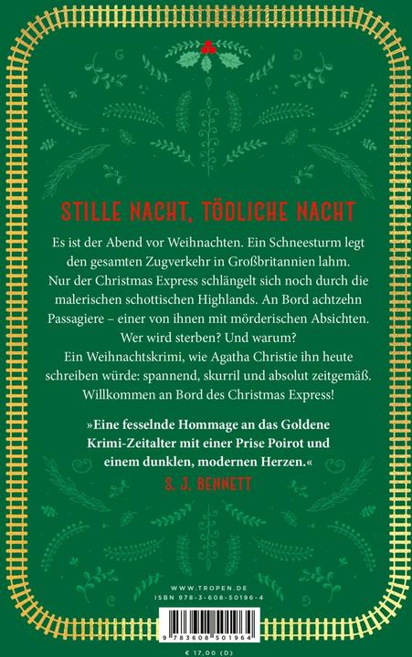 Actual product image Mord im Christmas Express (German, Alexandra Benedict, Anke Caroline Burger, 2023)