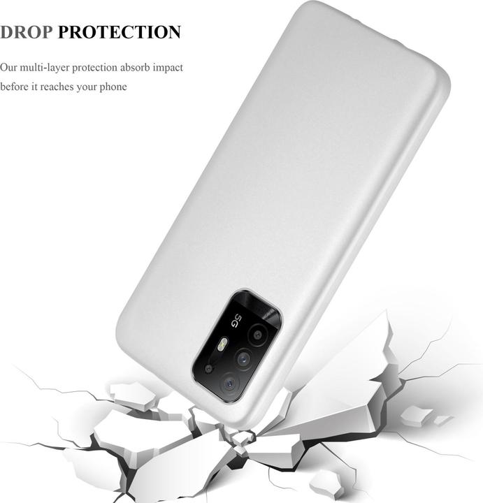 Actual product image Cadorabo TPU Matt Metallic Sleeve (Oppo A94 5G)