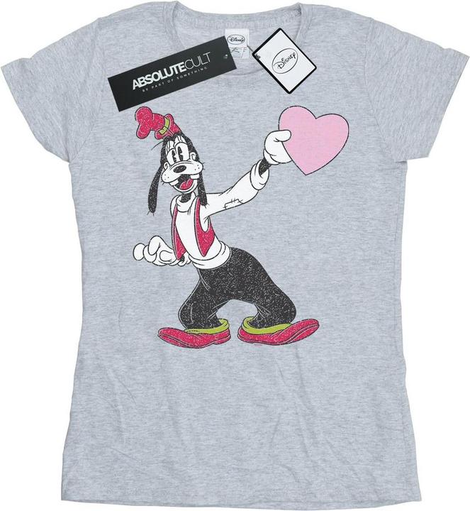 Immagine prodotto Disney Goofy Love Heart Maglietta Donna (M)
