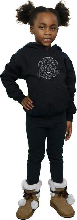 Actual product image Girls Gryffindor Seal Hoodie (128)
