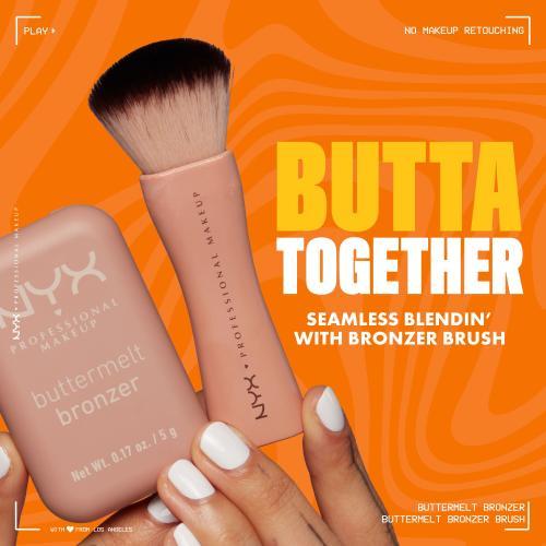 Actual product image NYX Professional Make-Up Buttermelt Bronzer Brush (Bronzer)