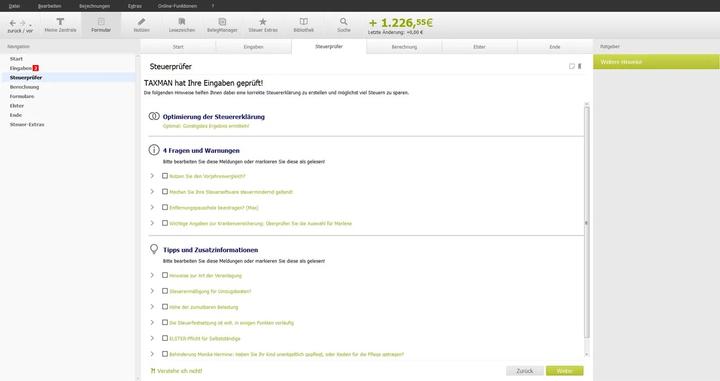Produktbild Lexware Taxman 2020 (1 User, 12 Monate)