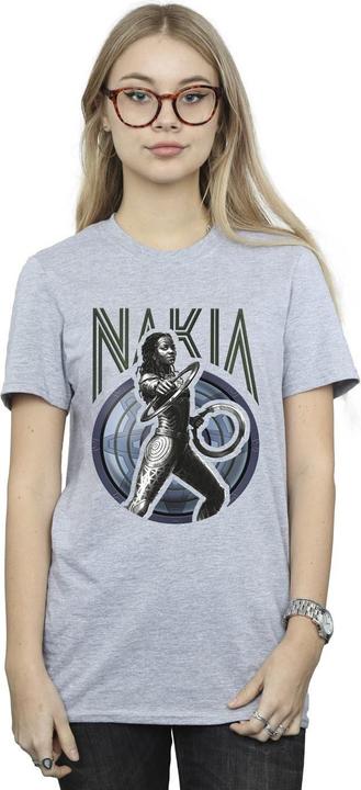 Image du produit - T-shirt WAKANDA FOREVER NAKIA SHIELD - Femme (S)
