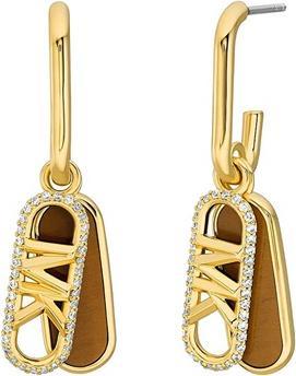 Michael Kors - Fashion gold-plated dangle earrings Premium MKJ8293MP710 (Gold)
