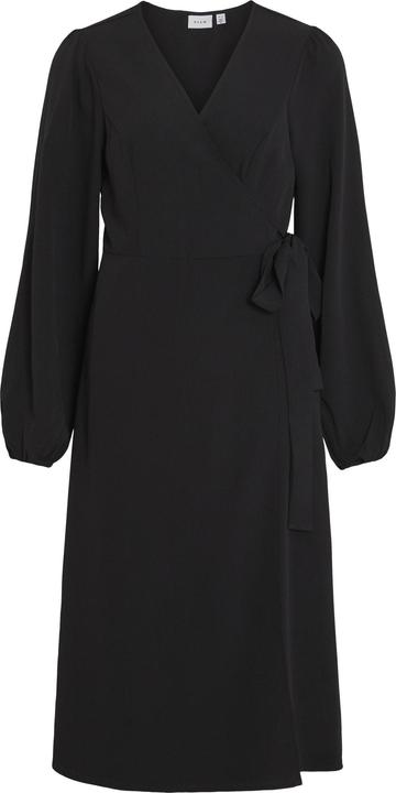 Vila Langärmeliges Midi Wickelkleid (42)