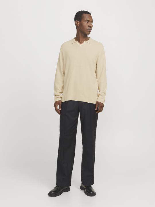 Actual product image Jack & Jones Jprwason Knit Split Neck Styd Aw24 (S)