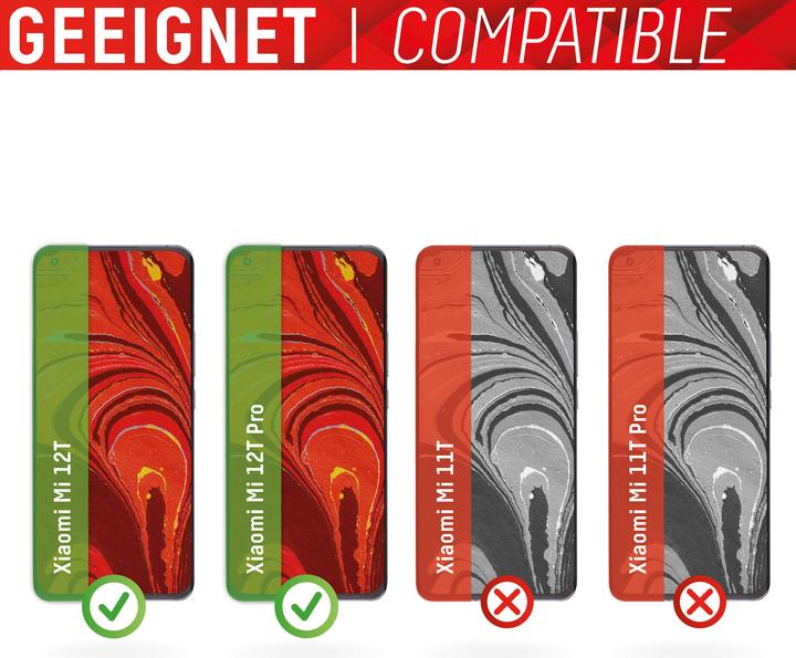 Immagine prodotto Displex Real Glass, 2D Panzerglas (1 Pezzo/i, Xiaomi 12T Pro, Xiaomi 12T)