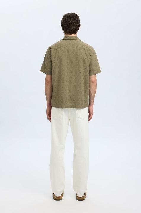 Immagine prodotto Selected Homme Camicia a maniche corte in broderie anglaise (M)