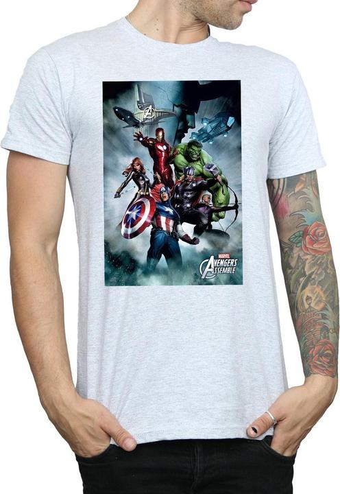 Produktbild Avengers Assemble Team Montage TShirt (XL)
