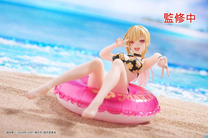 Actual product image Taito Prize My Dress-Up Darling Aqua Float Girls PVC Statue Marin Kitagawa 20 cm